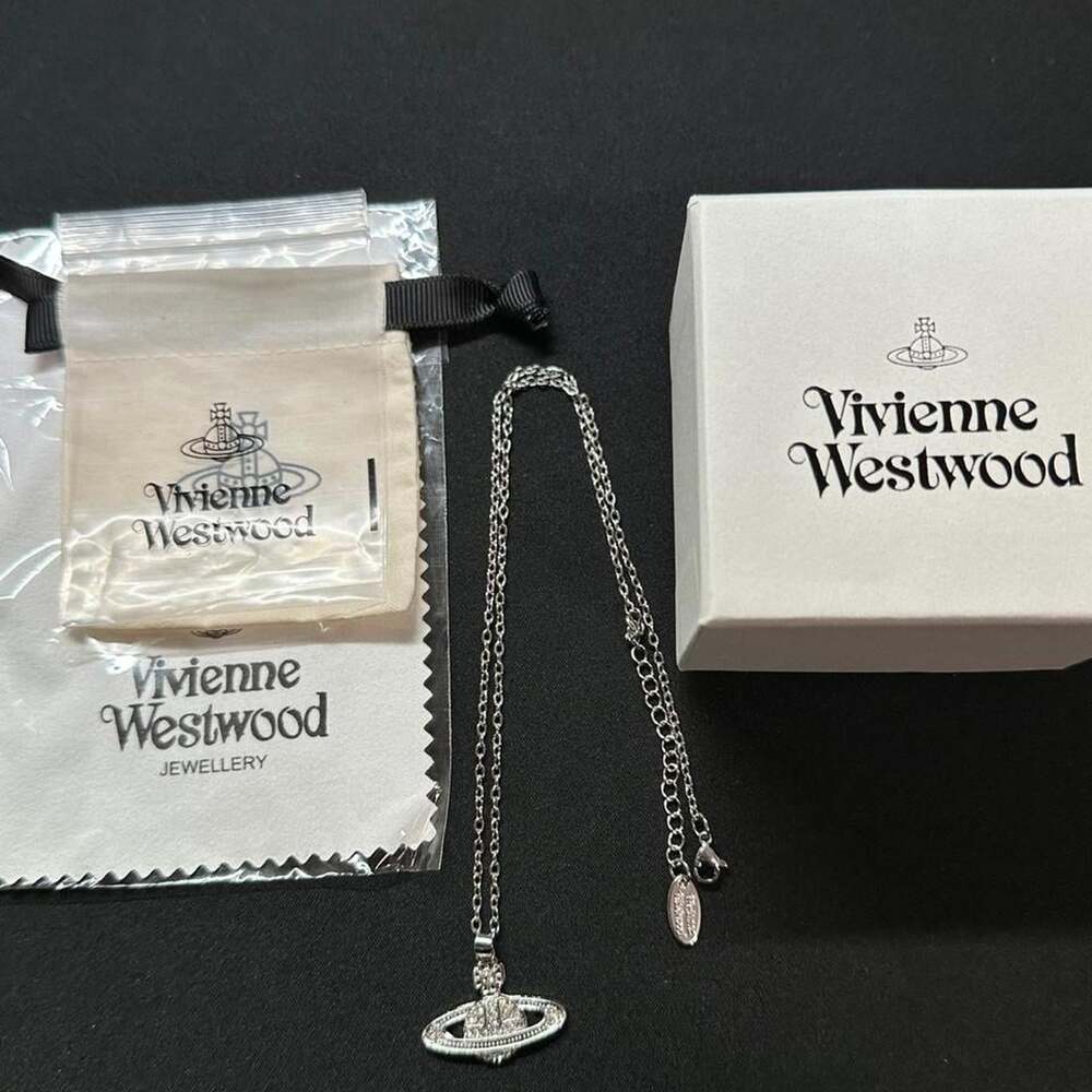 Vivienne Westwood Orb Necklace Silver 6 E 45 - Picture 4 of 5